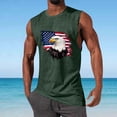 thumbnail image 4 of Summer Tank Tops for Men 2026 Bald Eagle Graphic 250 Anniversary USA Tank Top American 4th of July Patriotic Tee S, 4 of 5