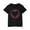 Black, variant on WRKEKC Boys T-Shirts, Summer Tops for Girls, Boys' and Girls' Summer Comfortable Heart Print Round Neck Short Sleeve Casual Sports T-Shirts