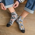 thumbnail image 3 of Pofeuu Dog Print 30cm Socks, Adult Running Hiking Socks for Youth and Adult, 3 of 7