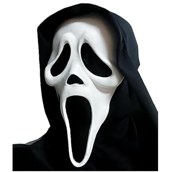 Halloween Mask Halloween Ghost Head Face Mask Novelty Scary Skull Full Head Masque for Masquerade Party Carnival Fancy Cosplay Party Halloween Decoration