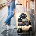 thumbnail image 3 of Happy Mother's Day Proud Poodle Mom Travel Luggage Cover Poodles Dog Lover Gifts Idea Suitcase Dust Protective Decor - 03003, 3 of 5