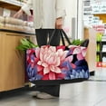 thumbnail image 6 of Petal flower Foldable Reusable Large Capacity Oxford Cloth Cube Organizer Shopping Bag Basket Organizer, 6 of 7