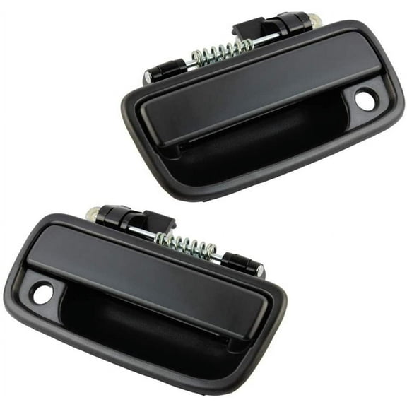 Front Left and Right Exterior Door Handle Fits for Toyota Tacoma Driver and Passenger Side Outer Door Handles (Plastic & Metal)69220-35020,69210-35020