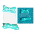 thumbnail image 3 of Hamaca de atracciones de agua Piscina en casa Silla flotante Cama relajante Azul claro Sunnimix Hamaca flotante de piscina, 3 of 8
