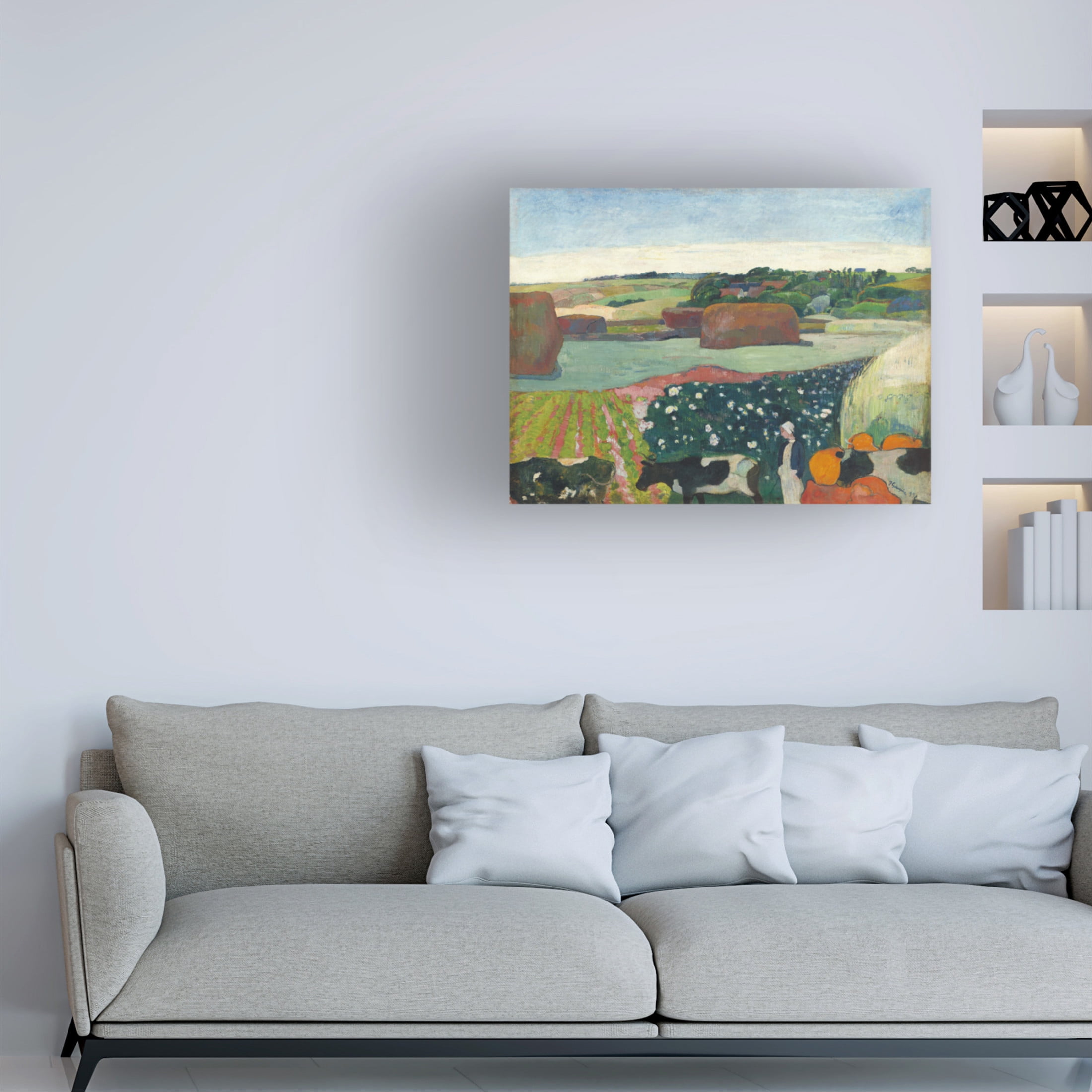Trademark Fine Art Paul Gauguin Gaugin Landscapes II Canvas Wall Art