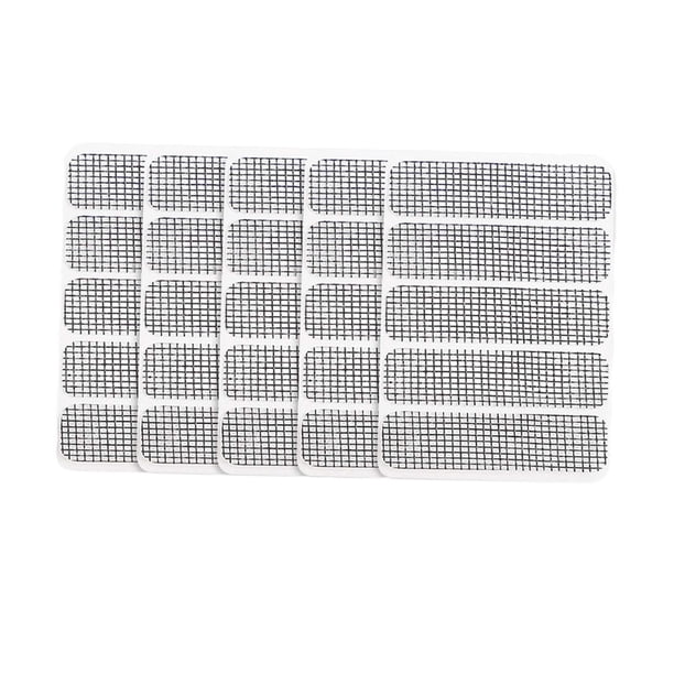 Kits de reparación de parches de pantalla de malla, parche de cortina, kits de reparación de parches de pantalla de puerta de ventana de malla fina de 5 uds gris Gloria parche de pantalla de puerta de ventana