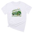 thumbnail image 4 of T-shirt de la Saint-Patrick pour Femmes Mode Col Rond Imprimé Manches Courtes T-shirt Décontracté Ample Hauts T-Shirts de la Saint-Patrick pour Femmes, 4 of 6