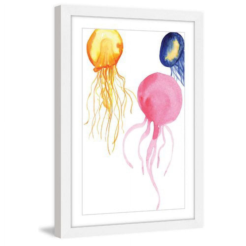 "Jellyfish" Framed Painting Print