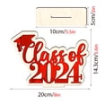 thumbnail image 3 of Pretxorve 2025 Graduation Season Wooden Setup Decoration Wooden Sign Graduation Party Desktop Decoration, 3 of 8