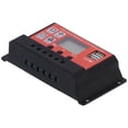 thumbnail image 3 of Controlador de panel solar 30A 12V 24V PWM Pantalla LCD inteligente Regulador de batería MPPT, 3 of 5