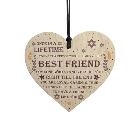 

Friend Love Wooden Single Printed Pendant Christmas Tree Pendant Love Pendant Friendship Gift Love Gift Garland for Chandelier 100ft Acrylic Chandelier Cat Cat Car Hanging Ornament