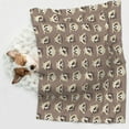 thumbnail image 6 of Pofeuu Raccoon Print Puppy Blanket,Dog Blankets,Pet Blanket Cozy Cat Blankets for Indoor Cats, Fuzzy Pet Blanket for Kitten Doggy Dog Blankets-Large, 6 of 8