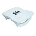 thumbnail image 2 of colaxi Under Desk Rocking Foot Rest with Massage Rollers Foot Stool for Work Office White, 2 of 9