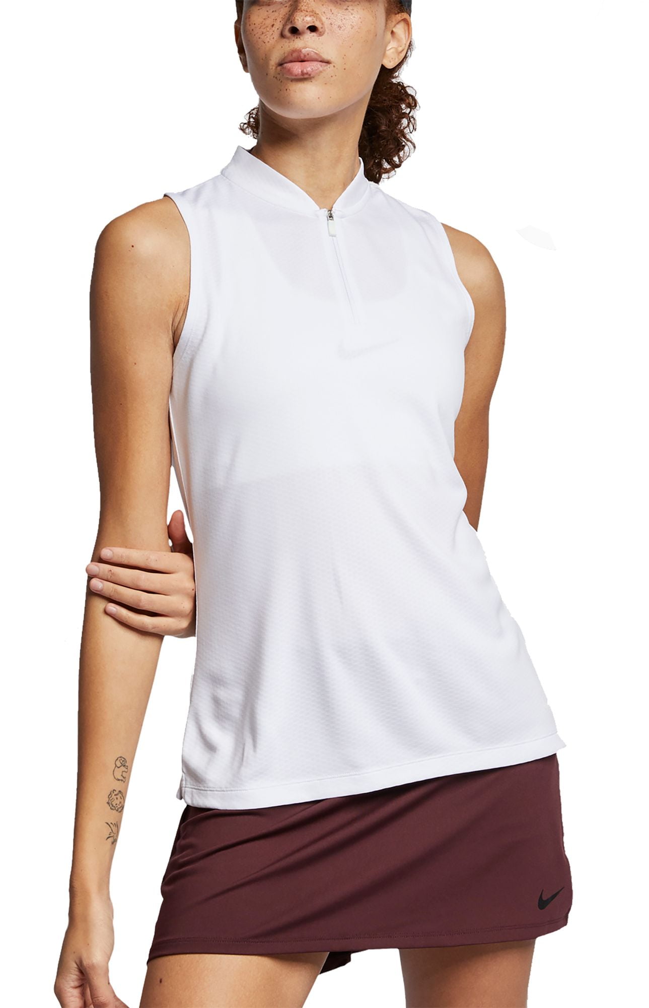 Nike - Nike Women's Dri-FIT Blade Sleeveless Golf Polo - Walmart.com ...