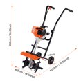 thumbnail image 3 of KFFKFF Garden Tiller, 31CC 4-Stroke Engine, Adjustable 4 Steel Tines Cultivator for Soil, Lawn & Field Care, 3 of 9