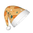 thumbnail image 2 of Fuzoiu Love Carrot Print Santa Hat Christmas Hat for kids,Santa Hats with Pompom, Unisex Xmas Holiday Hat for Christmas New Year Festive Party Supplies, 2 of 6