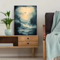 thumbnail image 5 of Qisvanset Framed Canvas Wall Art 12x16 Inch Stormy Sky Flying Birds Moody Nature Wall Art, 5 of 5