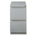 thumbnail image 2 of Bowery Hill 20"D Mobile Pedestal 2-Drawer Filing Cabinet File/File in Silver, 2 of 5