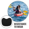 thumbnail image 3 of DEEPCRAFF 2Pcs Outdoor Kayak Backrest Pad Black Sponge For Kayak Adventures, 3 of 7