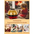 thumbnail image 5 of Popcorn Machine -3.6 L Large Capacity - 850 W Home Popcorn Maker Machine with Non-Stick Coating and Removable Heating Surface, 5 of 5