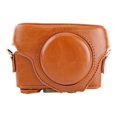 thumbnail image 1 of Protective PU Leather Camera Bag With Tripod Design For Sony RX100 (brown), 1 of 6