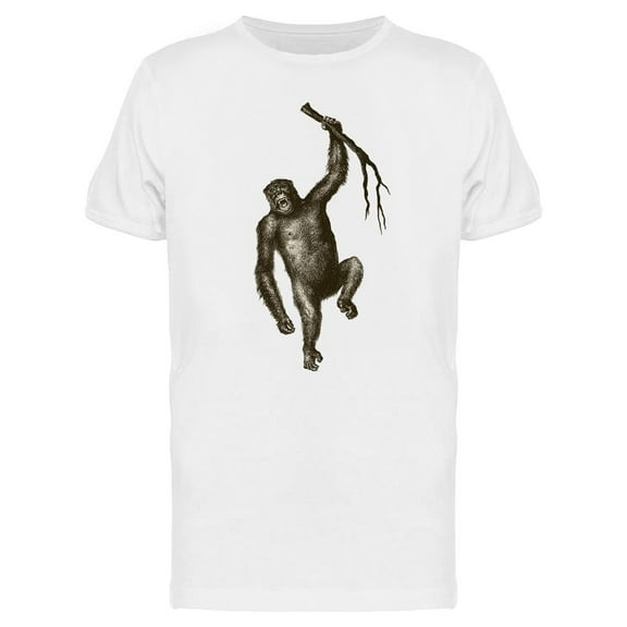 Gorilla Vintage Design T-Shirt Men -Image by Shutterstock, Male x-Large