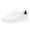 Black, variant on QWKLEAJ Unisex Platform White Sneakers, Water‑Resistant PU Leather Lace‑Up Casual Skate Shoes, Thick Sole Comfortable Daily Walking Shoes for Men Women White 9