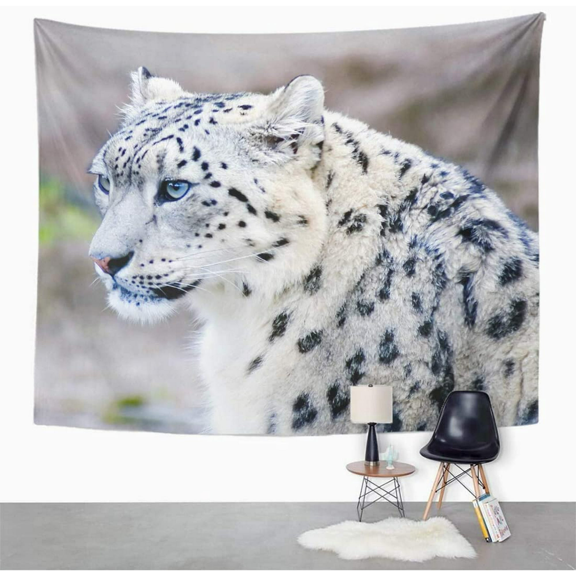 Tapestry Wall Hanging Blue Zoo The Rare Snow Leopard White Animal 50 X 60 Home Decor Art Tapestries For Bedroom Living Room Dorm Apartment Canada - Snow Leopard Home Decor Tapestry Wall Hanging Blue Zoo The Rare Snow Leopard White Animal 50 X 60 Home Decor Art Tapestries For Bedroom Living Room Dorm Apartment Canada - Snow Leopard Home Decor