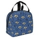 thumbnail image 2 of Easygdp Raccoon blue point Bolsa Térmica Premium - Tela Oxford Impermeable, Gran Capacidad, Bolsillo Frontal, Unisex para Trabajo, Escuela, Actividades al Aire Libre y Picnics, 2 of 8