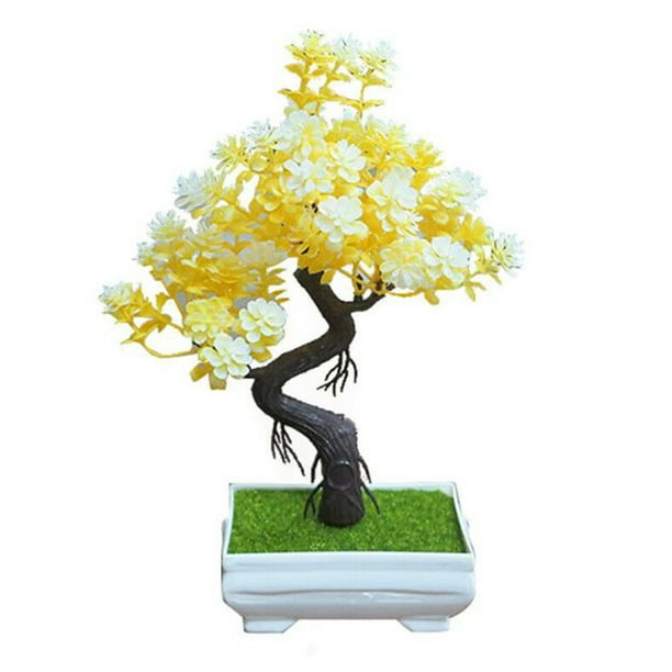 Artificial Potted Tree Bonsai Simulation Plant Home Decor Table