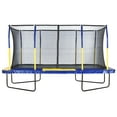thumbnail image 1 of Plexalife 9' X 15' Gymnastics Style, Rectangular Trampoline Set with Premium Top-Ring Enclosure System - Blue/Yellow, 1 of 6