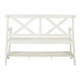 thumbnail image 6 of Safavieh Mayer Indoor/Outdoor 2 Seat Bench with Lower Tier, 6 of 10