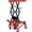 Red, variant on Motorcycle Lift Scissor Jack 300 lbs Hydraulic Steel Wide Deck Upgraded Rubber Pad Hoist Crank Center Stand for Motorcycles, ATVs, Dirt Bikes