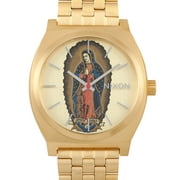 Nixon X Santa Cruz Jason Jessee Time Teller  37 mm Yellow Gold-Toned Stainless Steel Watch A045 2896