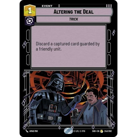 Star Wars: Unlimited Shadows of the Galaxy Rare Altering the Deal #243