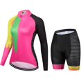 FENGWomen's Long Sleeve Cycling Jersey Jacket Cycling Shirt Quick Dry