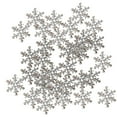 thumbnail image 2 of 300Pcs Christmas Decorations Christmas Plastic Snowflakes Decorations Snowflake for Craft Christmas Table Decorations Supplies Mini Snowflakes Ornaments Decor for DIY Craft Home Winter Party, 2 of 7