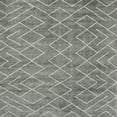 thumbnail image 1 of Ahgly Company Indoor Square Contemporary Dark Gray Abstract Area Rugs, 7' Square, 1 of 6
