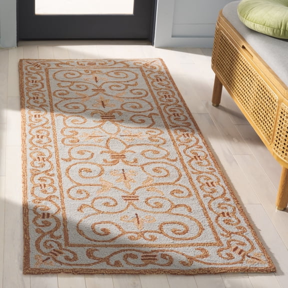 Safavieh Chelsea Aragon Oriental Wool Runner Rug, Light Blue, 2'6" x 6'