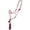 Burgundy, variant on 8 Ft Hilason Horse Halter Basic Poly Rope With Lead Lime