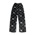 thumbnail image 1 of Anime Cartoon Pajama Pants for Women Girls Cute Cat Flannel Comfy Sleep Bottoms, 1 of 2