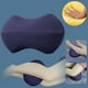 thumbnail image 1 of Almohada ortopédica para rodillas y piernas | Cojín para personas que duermen de lado | Alivio del dolor de espalda, cadera, rodilla y nervios | Espuma ventilada | Forma de media luna ergonómica |, 1 of 4