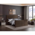 thumbnail image 2 of Meridian Furniture Elias Brown Velvet Full Bed, 2 of 9