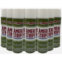 Ameri-Stripe White Athletic Field Marking Spray Paint - 1 Case (12 Cans) 18 oz of Paint per Can