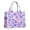 Purple Butterfly Lavender, variant on Large Capacity Tote Bag,Pink Butterfly Pattern Handbag Fashion Luxury Tote Bag,15.7"x13"x 5.1" Inches,Laptop Compatible