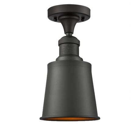 Innovations Lighting - Addison - 1 Light Semi-Flush Mount In Traditional Style-9