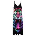 thumbnail image 4 of Tiger Animal Graffiti Fine Art Sleeveless Dress Summer Dress Woman 2025, 4 of 7
