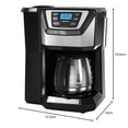 thumbnail image 2 of Black & Decker CM5000B Cafetera de 12 tazas, muele e infunde, negro BLACK + DECKER NA, 2 of 9