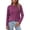 a-243RD244, variant on Womens Solid Color Crew Neck Long Sleeve Relaxed Fit Slub Knit Soft Stretchy TShirt For Casual Daily Wear Soft Top