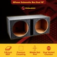 thumbnail image 2 of QPower QBASS Dual 15-Inch Vented MDF Subwoofer Sub Box Enclosure, 2 of 9